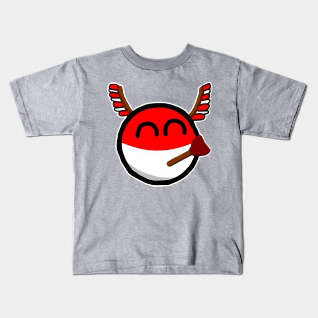 Polandball Kids T-Shirt by Graograman